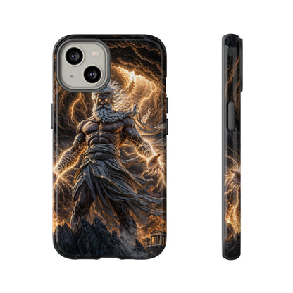 Mythic Thunder God Phone Case — Lightning Warrior Tough Protective Cover