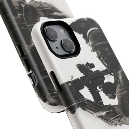 Tough Magnetic Case — Tactical Soldier Silhouette iPhone Cover