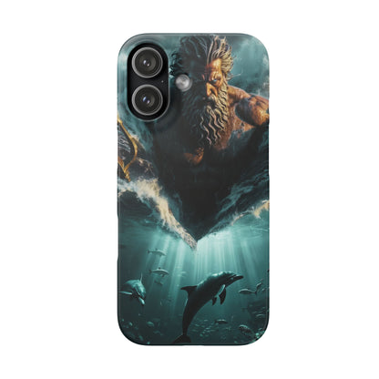 poseidon God Phone Case – Mythic Triton Ocean iPhone Snap Case