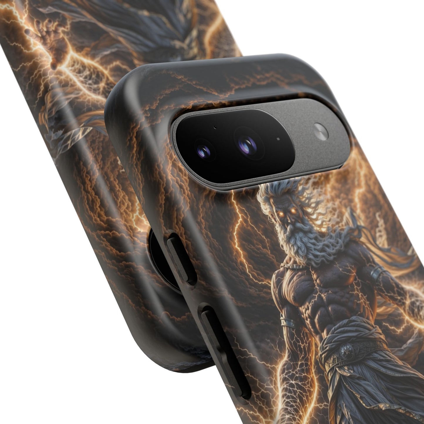 Mythic Thunder God Phone Case — Lightning Warrior Tough Protective Cover