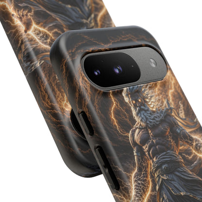Mythic Thunder God Phone Case — Lightning Warrior Tough Protective Cover