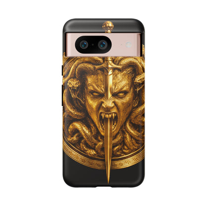 Phone Case — Gold Medusa Dagger Armor iPhone Cover