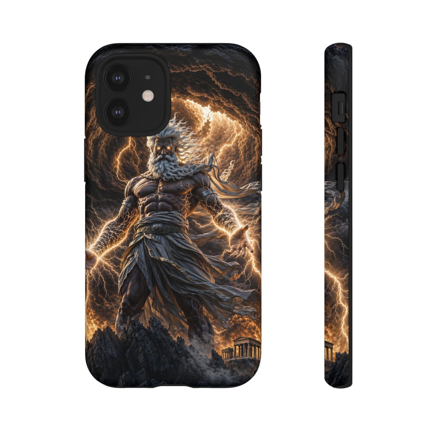 Mythic Thunder God Phone Case — Lightning Warrior Tough Protective Cover