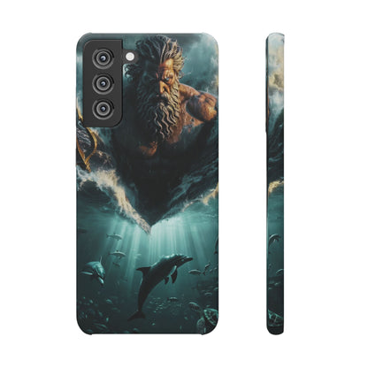 poseidon God Phone Case – Mythic Triton Ocean iPhone Snap Case
