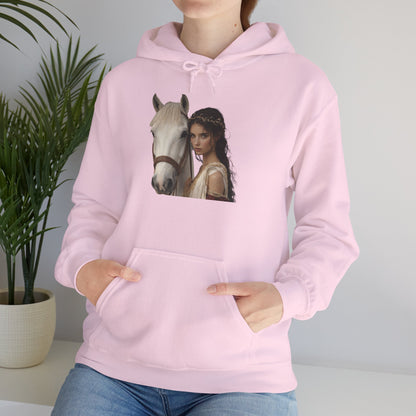 Mystical women and horse Hoodie