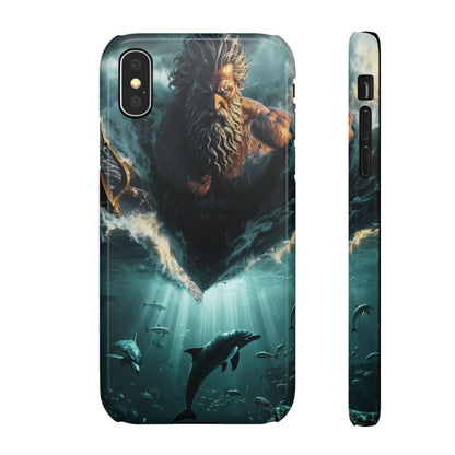 poseidon God Phone Case – Mythic Triton Ocean iPhone Snap Case