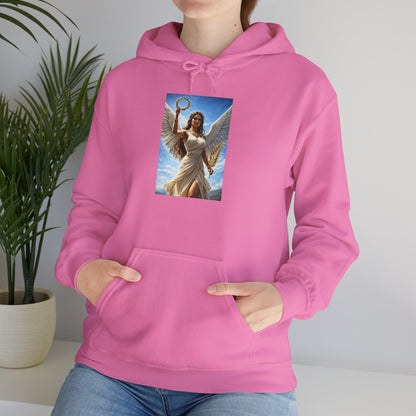 Victory Angel Hoodie — Leonidas of Sparta Winged Warrior Graphic Sweatshirt
