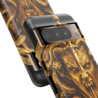 Phone Case — Gold Medusa Dagger Armor iPhone Cover