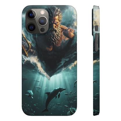poseidon God Phone Case – Mythic Triton Ocean iPhone Snap Case