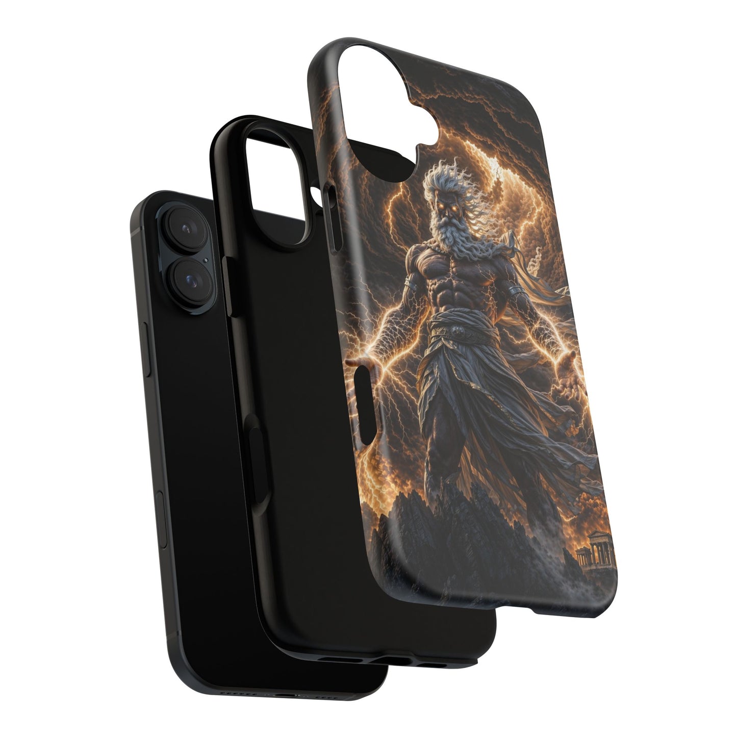 Mythic Thunder God Phone Case — Lightning Warrior Tough Protective Cover