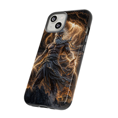 Mythic Thunder God Phone Case — Lightning Warrior Tough Protective Cover