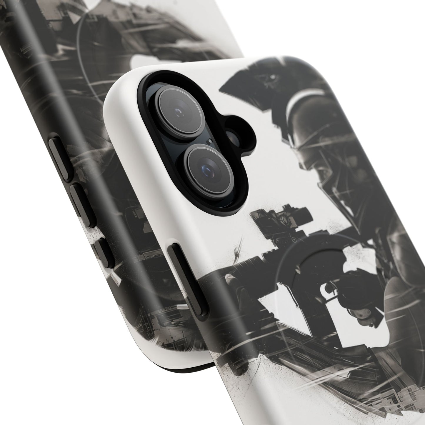 Tough Magnetic Case — Tactical Soldier Silhouette iPhone Cover
