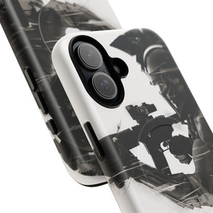 Tough Magnetic Case — Tactical Soldier Silhouette iPhone Cover