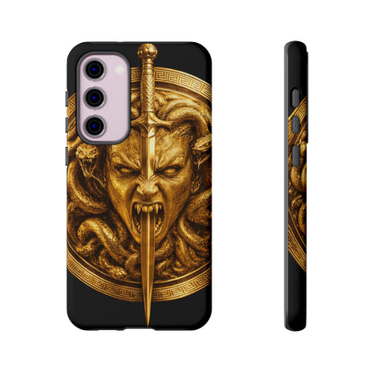 Phone Case — Gold Medusa Dagger Armor iPhone Cover