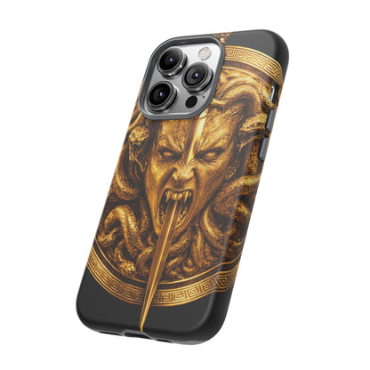 Phone Case — Gold Medusa Dagger Armor iPhone Cover