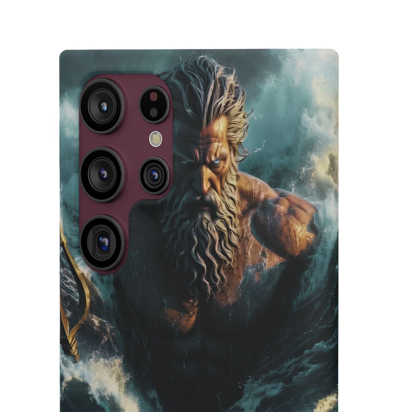 poseidon God Phone Case – Mythic Triton Ocean iPhone Snap Case