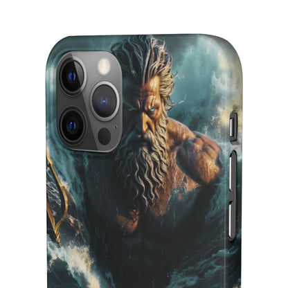 poseidon God Phone Case – Mythic Triton Ocean iPhone Snap Case