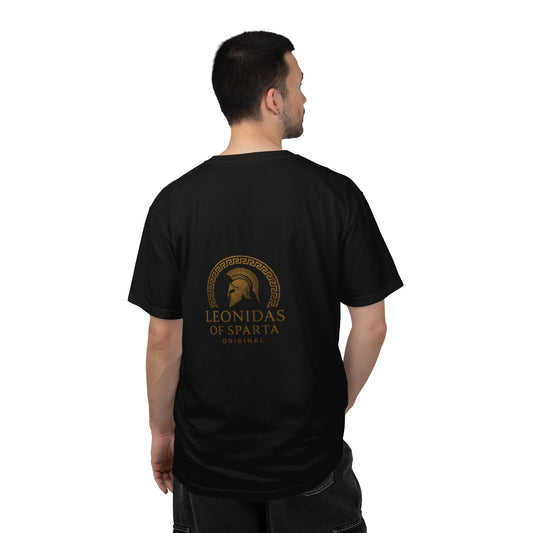 Spartan Helmet with Flames T-shirt