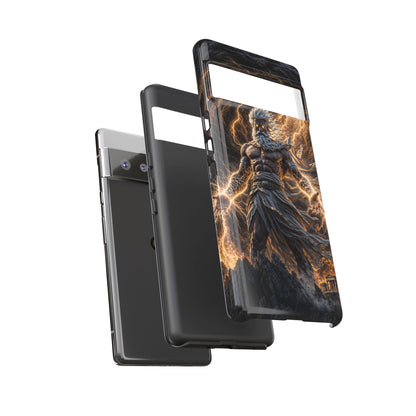Mythic Thunder God Phone Case — Lightning Warrior Tough Protective Cover
