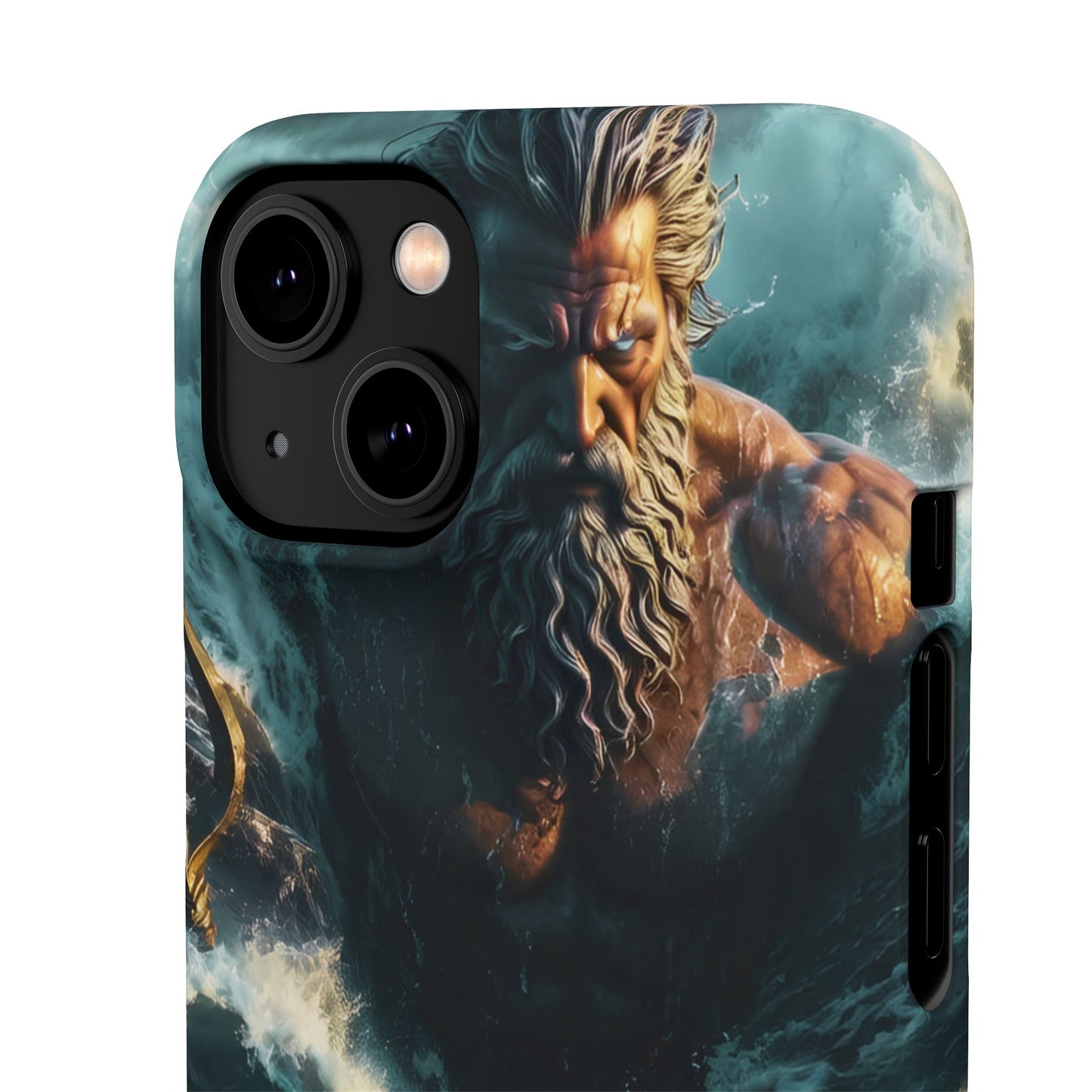 poseidon God Phone Case – Mythic Triton Ocean iPhone Snap Case