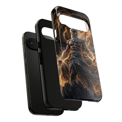 Mythic Thunder God Phone Case — Lightning Warrior Tough Protective Cover