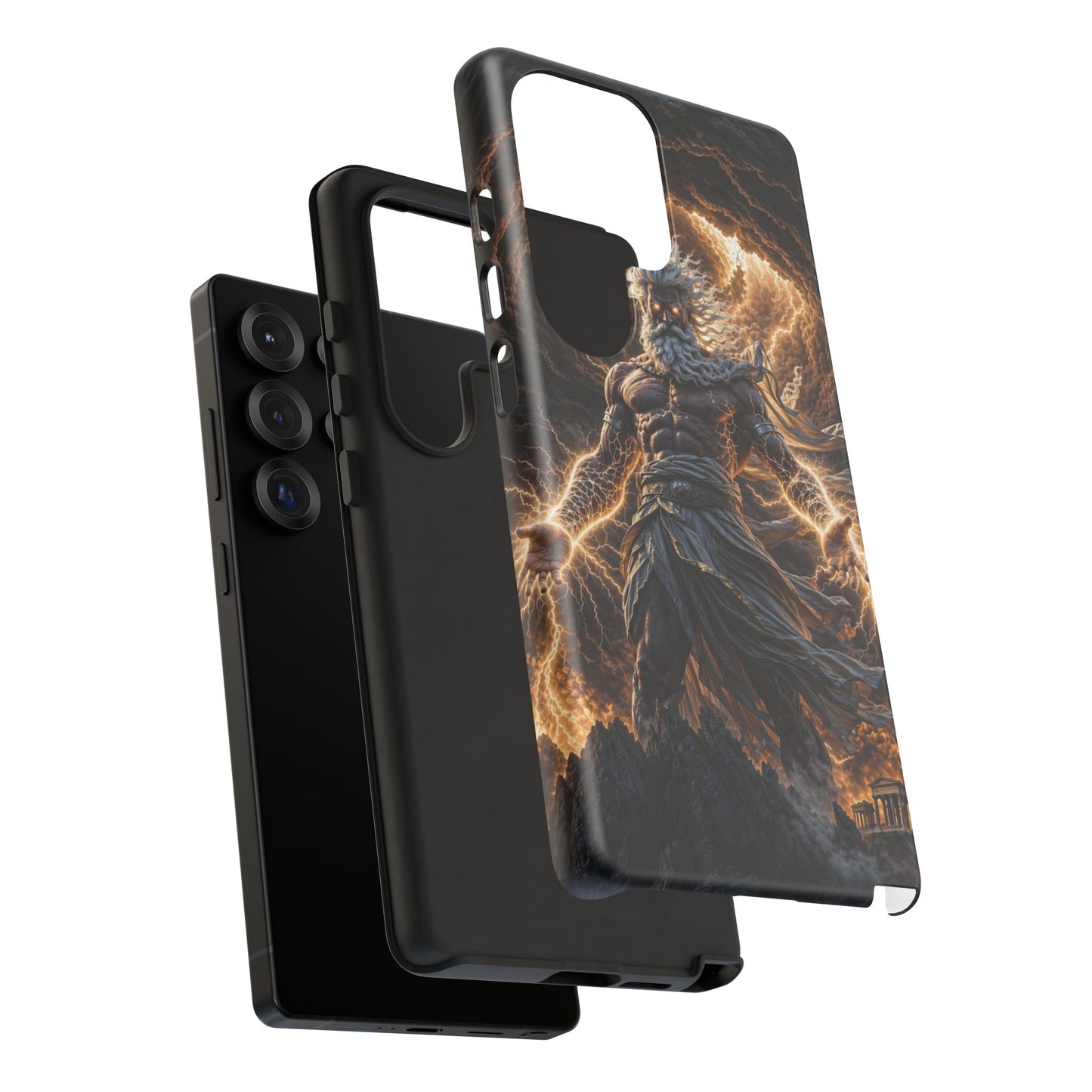 Mythic Thunder God Phone Case — Lightning Warrior Tough Protective Cover