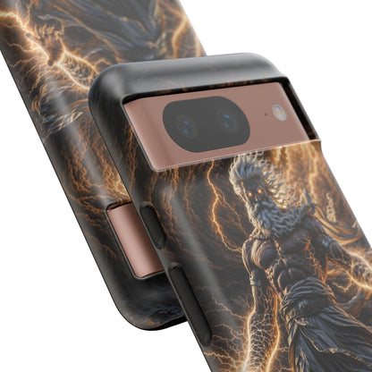 Mythic Thunder God Phone Case — Lightning Warrior Tough Protective Cover