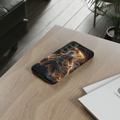 Mythic Thunder God Phone Case — Lightning Warrior Tough Protective Cover