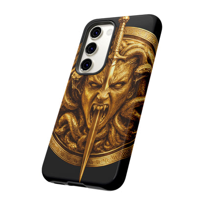 Phone Case — Gold Medusa Dagger Armor iPhone Cover