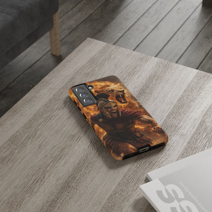 Spartan Lion Phone Case – Fierce Warrior Armor iPhone Case
