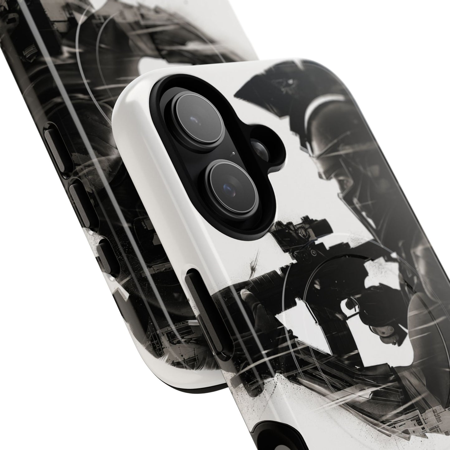 Tough Magnetic Case — Tactical Soldier Silhouette iPhone Cover