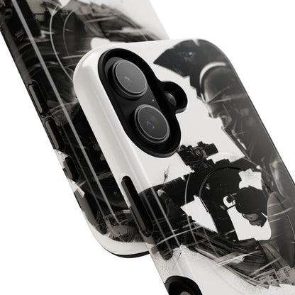Tough Magnetic Case — Tactical Soldier Silhouette iPhone Cover