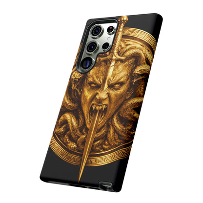 Phone Case — Gold Medusa Dagger Armor iPhone Cover
