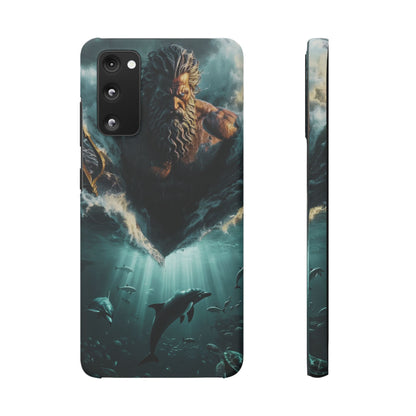 poseidon God Phone Case – Mythic Triton Ocean iPhone Snap Case