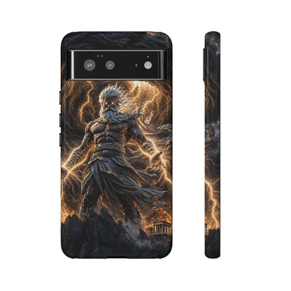 Mythic Thunder God Phone Case — Lightning Warrior Tough Protective Cover