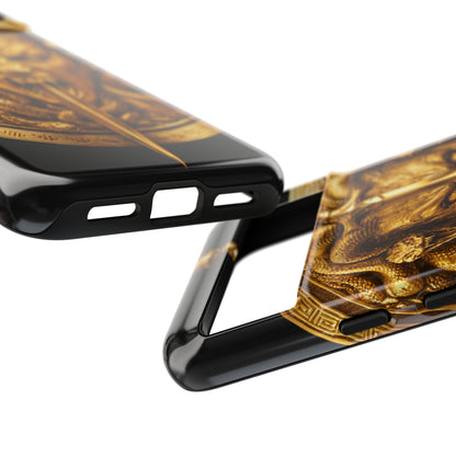 Phone Case — Gold Medusa Dagger Armor iPhone Cover