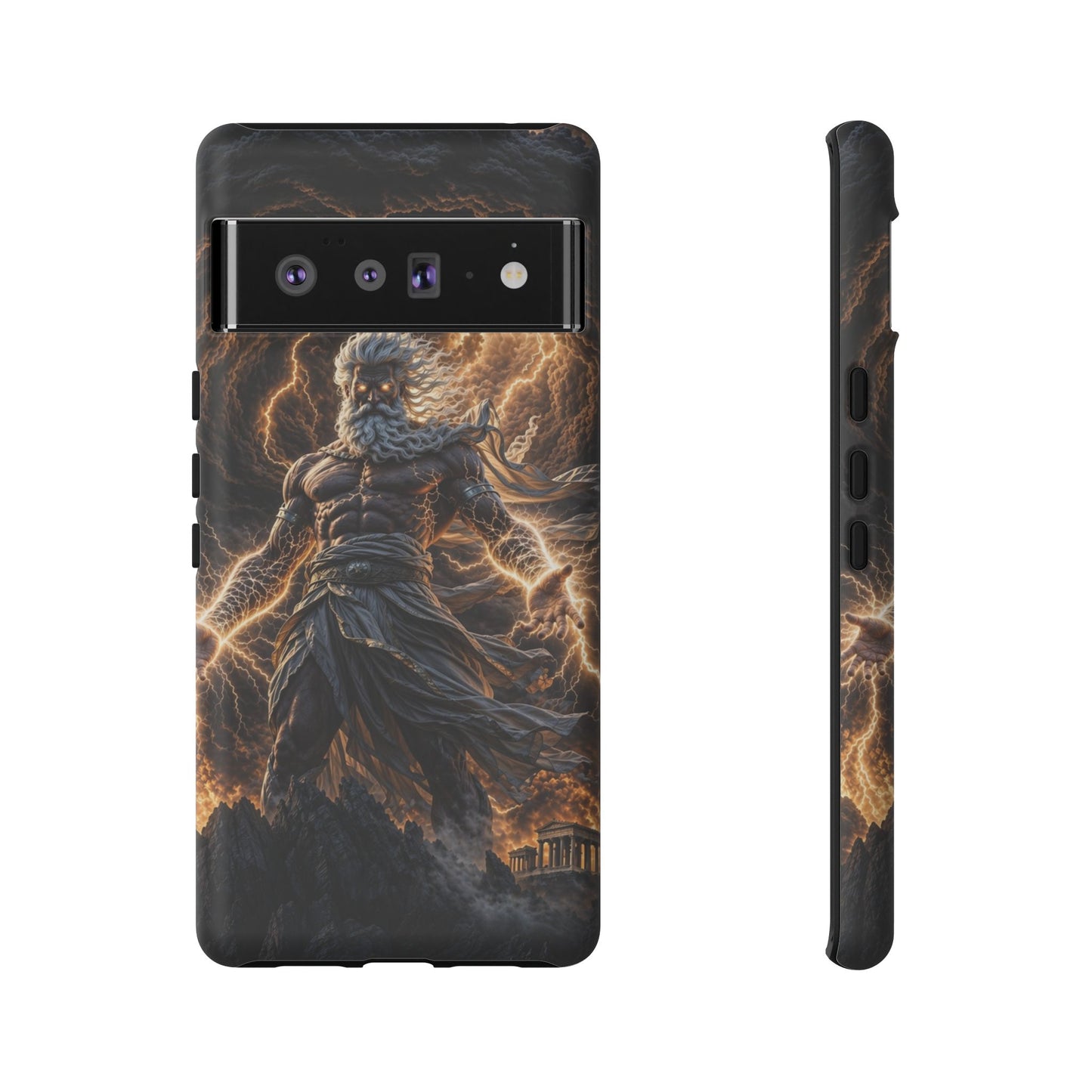 Mythic Thunder God Phone Case — Lightning Warrior Tough Protective Cover