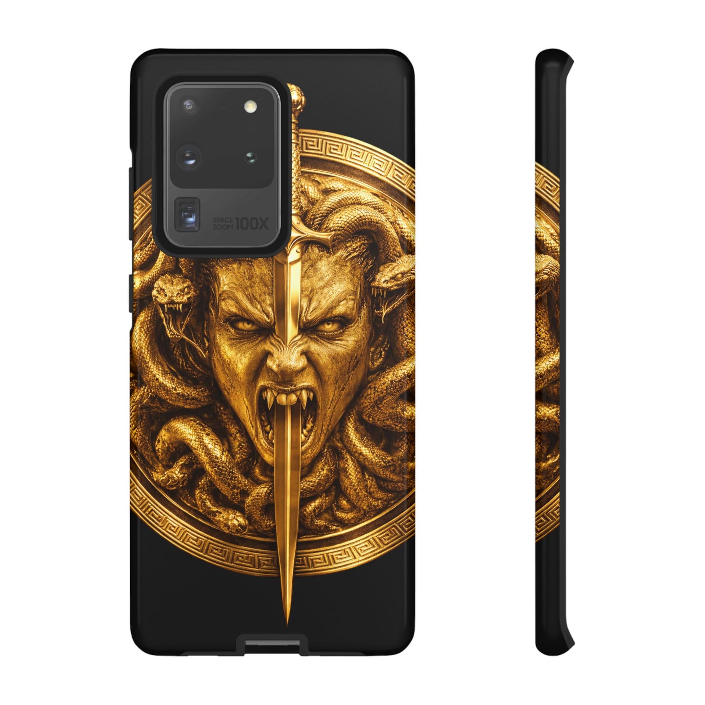 Phone Case — Gold Medusa Dagger Armor iPhone Cover