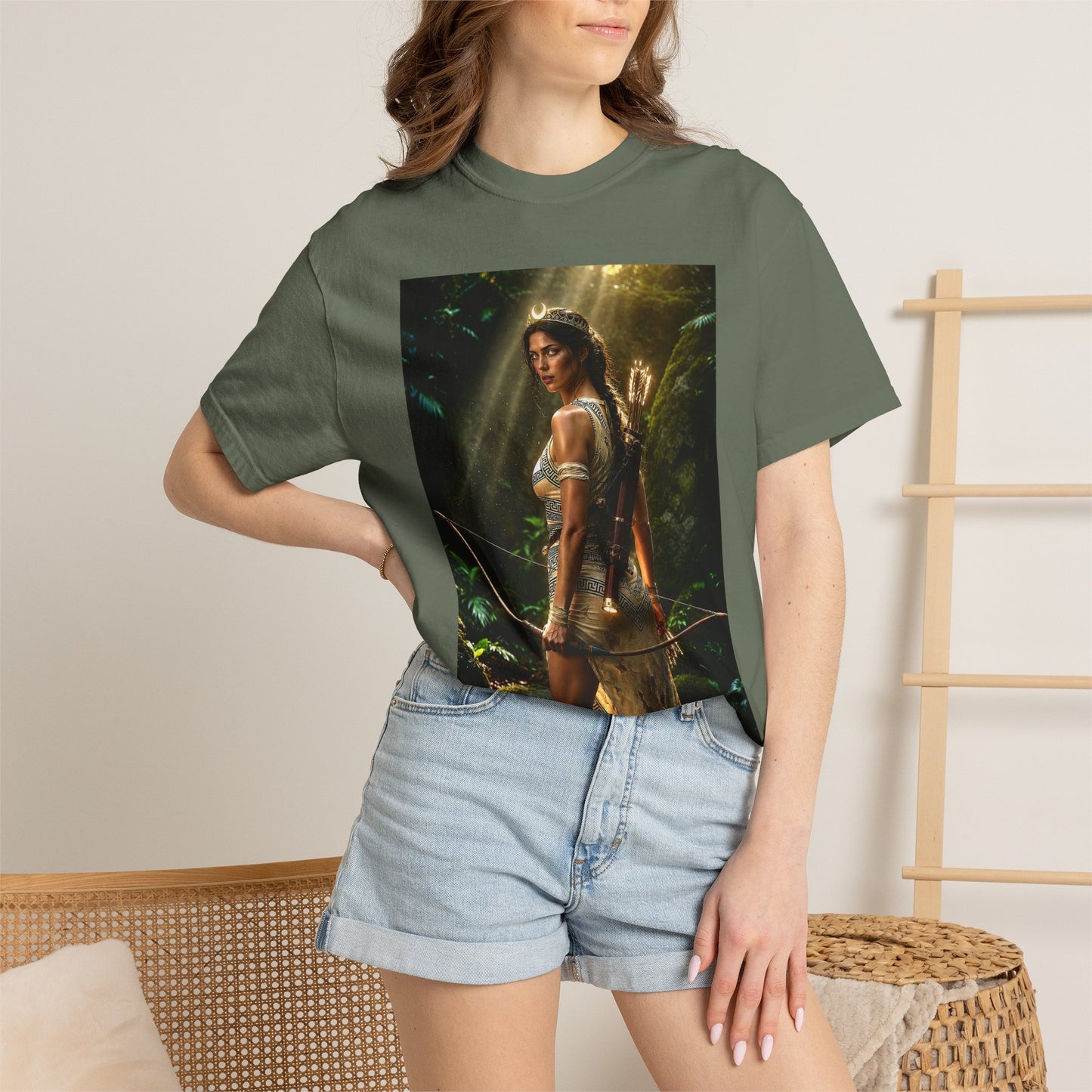 Adventure Archer T-Shirt — Forest Huntress Graphic Tee