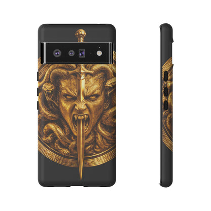 Phone Case — Gold Medusa Dagger Armor iPhone Cover