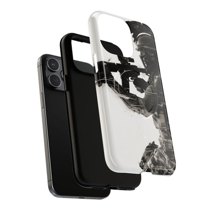 Tough Magnetic Case — Tactical Soldier Silhouette iPhone Cover
