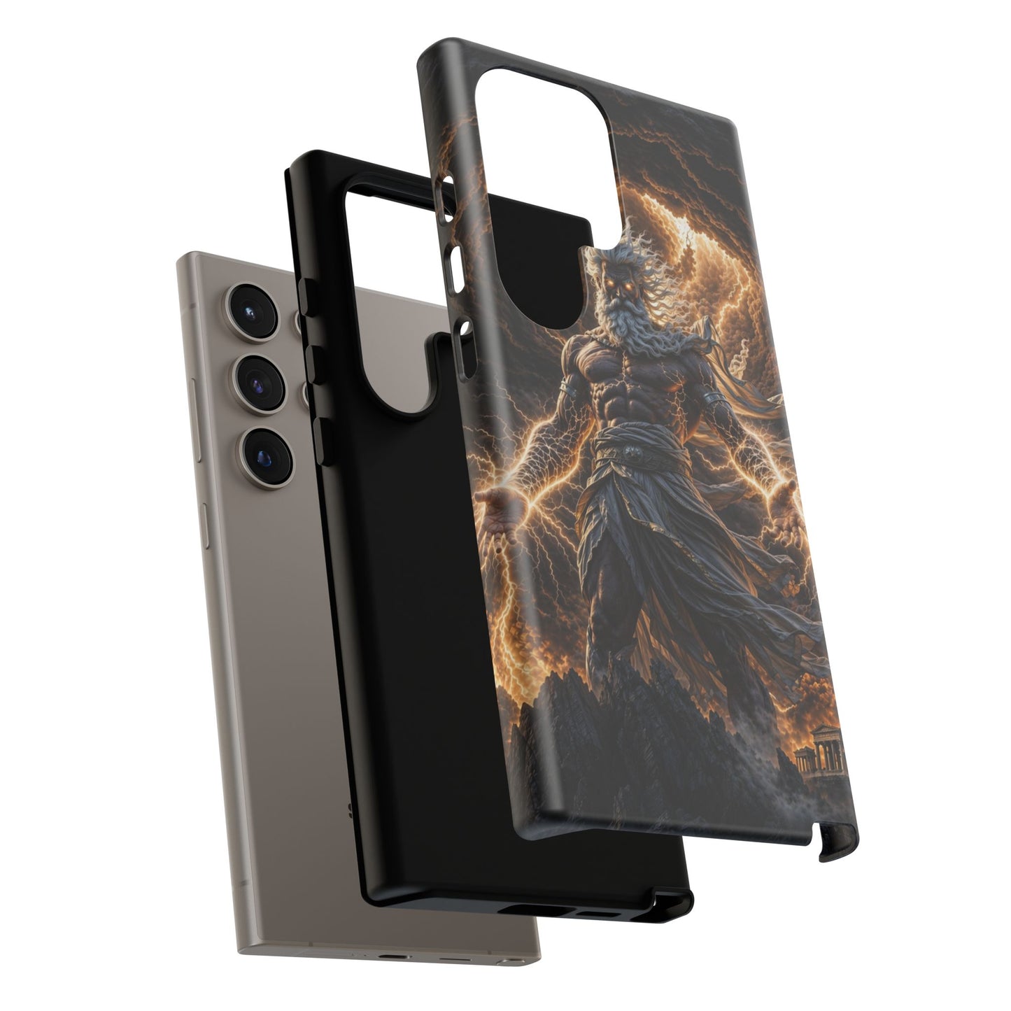 Mythic Thunder God Phone Case — Lightning Warrior Tough Protective Cover
