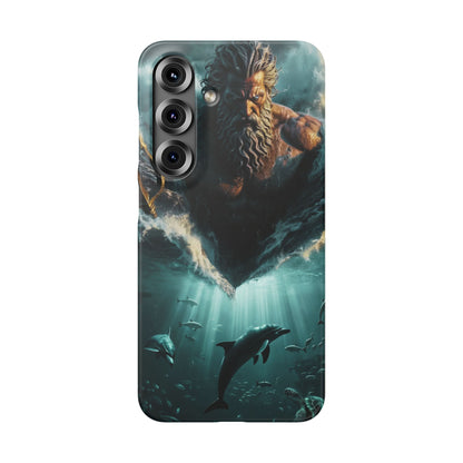 poseidon God Phone Case – Mythic Triton Ocean iPhone Snap Case