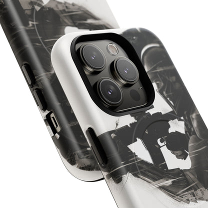 Tough Magnetic Case — Tactical Soldier Silhouette iPhone Cover