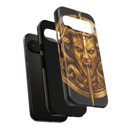 Phone Case — Gold Medusa Dagger Armor iPhone Cover