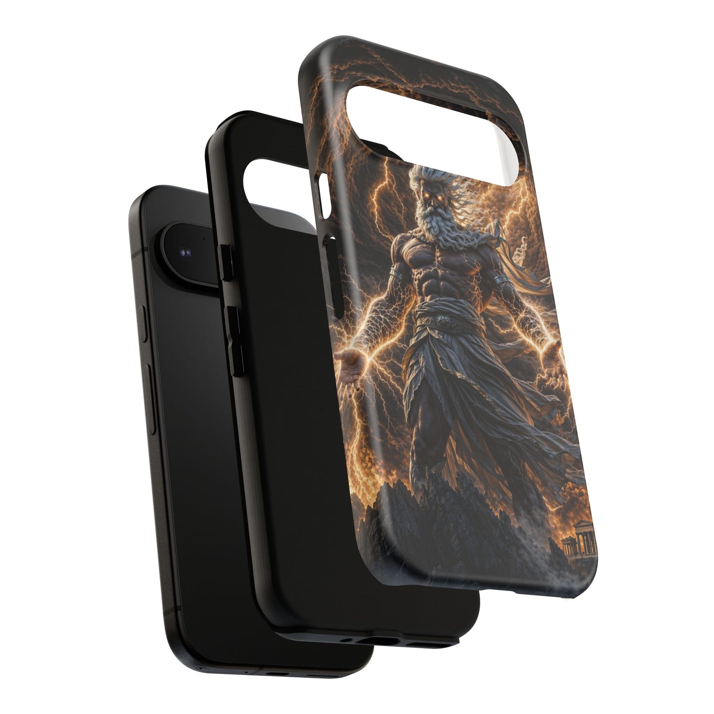 Mythic Thunder God Phone Case — Lightning Warrior Tough Protective Cover
