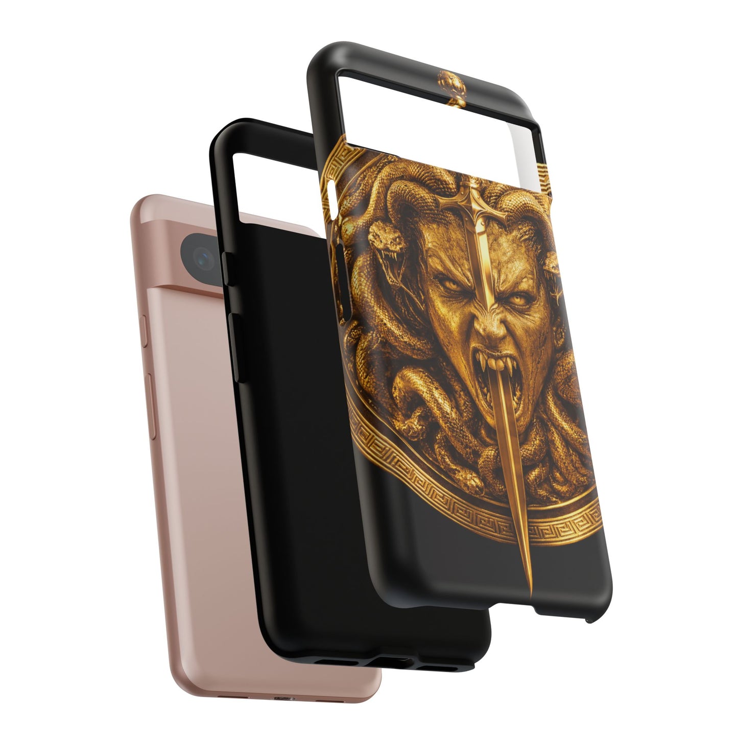 Phone Case — Gold Medusa Dagger Armor iPhone Cover
