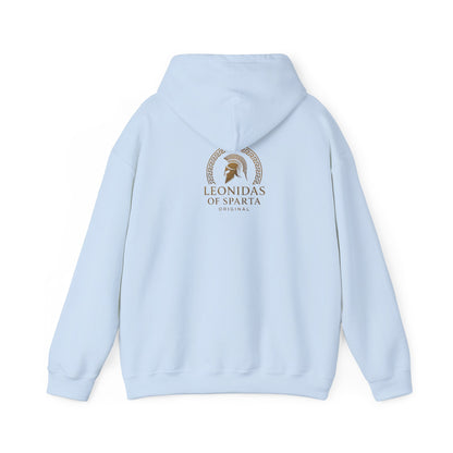Spartan Warrior Hoodie – Leonidas of Sparta Battle Graphic Sweatshirt