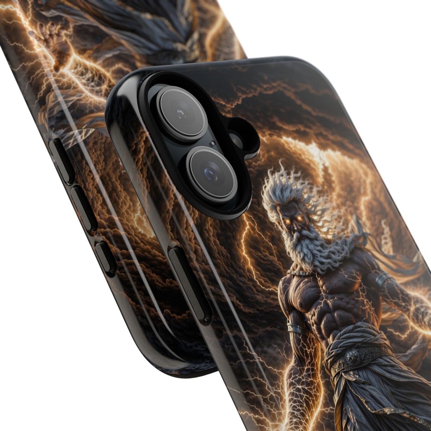 Mythic Thunder God Phone Case — Lightning Warrior Tough Protective Cover