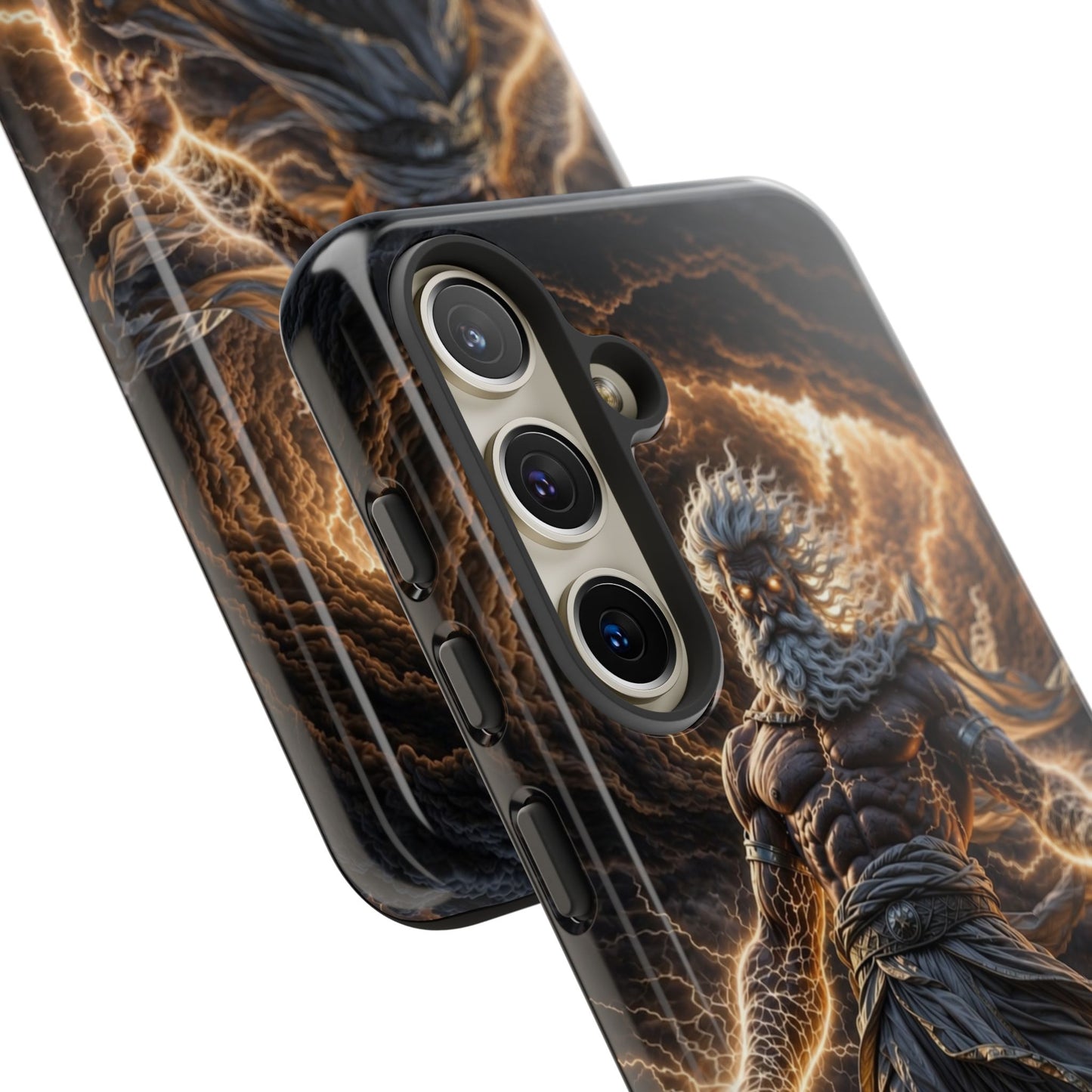 Mythic Thunder God Phone Case — Lightning Warrior Tough Protective Cover